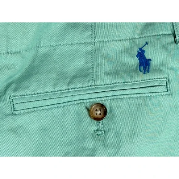 Polo Ralph Lauren Womens Shorts Size 12 Blue Pony Logo Casual Chino‎ - Picture 4 of 4